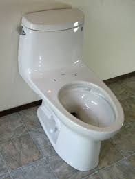 unattached toilet